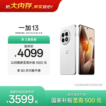 一加 13 16GB+512GB 白露晨曦 oppo 高通骁龙®8至尊版 6000mAh 冰川电池 智能AI游戏5G手机 ...